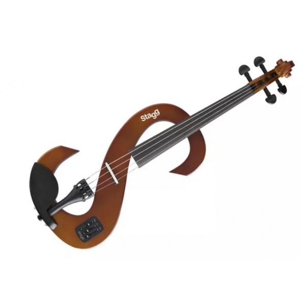 STAGG EVN 4/4 VBR Violino Elettrico 4/4 Violinburst Lo Stagg EVN 4/4 è un violino elettrico con body ad "S" in acero massello laccato, comodo da suonare e completo di tutti gli accessori per esibirsi dal vivo o per studiare