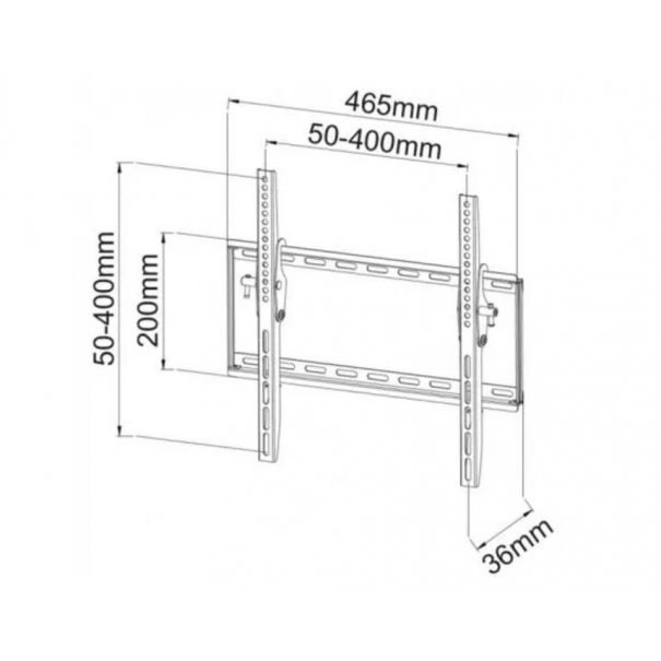 Supporto da Muro Inclinabile per TV o Monitor 23-55"