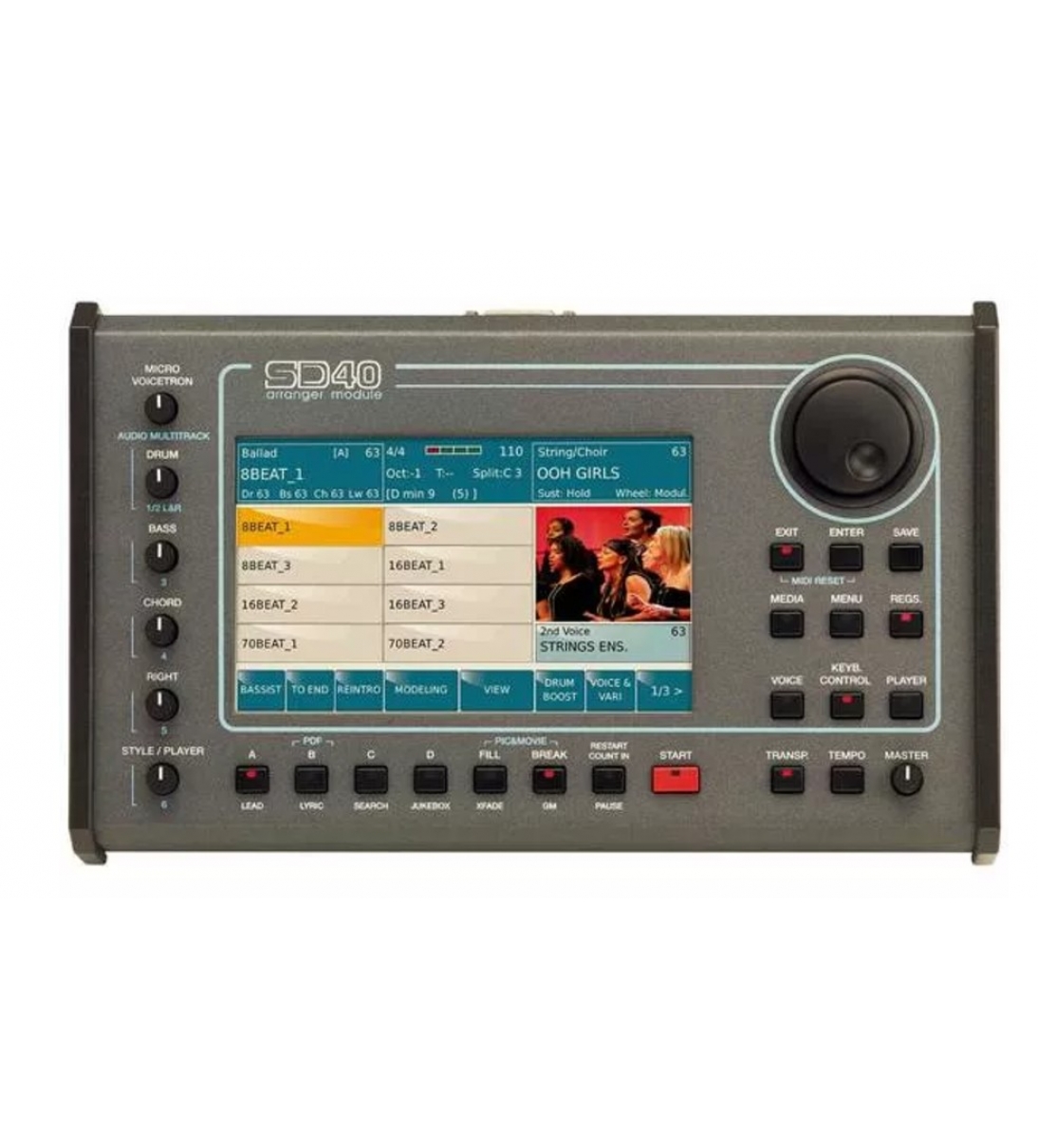 KETRON SD40 MODULO ARRANGER MIDI CON DISPLAY TFT