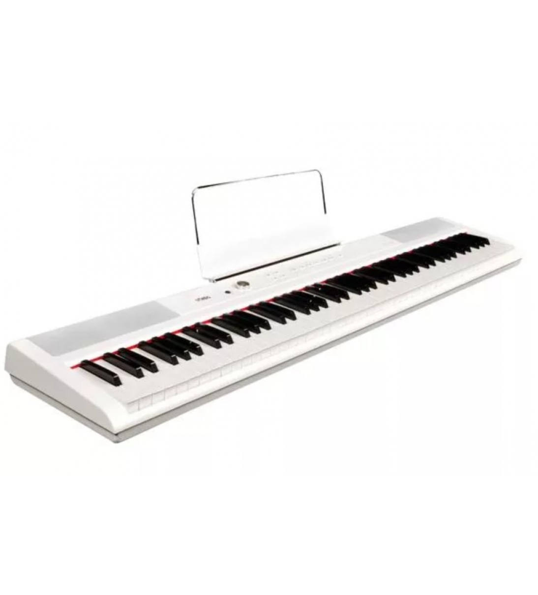 ARTESIA Performer White Performer Piano è un pianoforte a 88 tasti elegante ed alla moda che offre un suono robusto ed espressivo con il suo sistema di diffusione audio a 4 altoparlanti e pesa solo 19 libbre