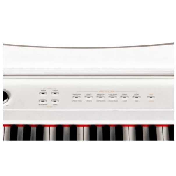 ARTESIA Performer White Performer Piano è un pianoforte a 88 tasti elegante ed alla moda che offre un suono robusto ed espressivo con il suo sistema di diffusione audio a 4 altoparlanti e pesa solo 19 libbre