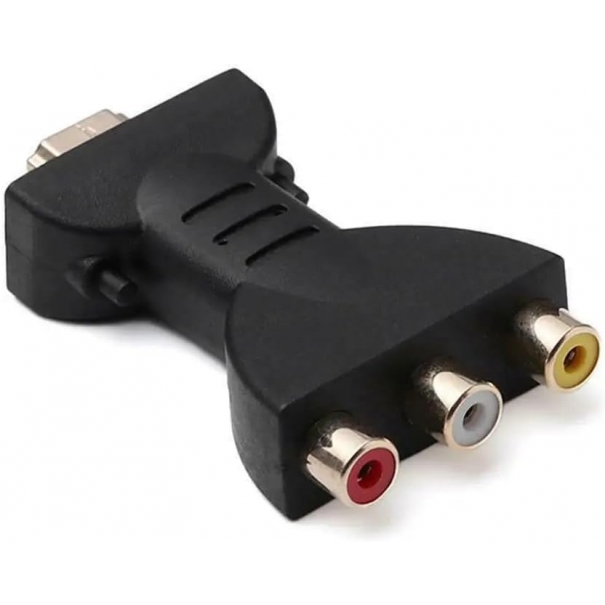 Adattatore HDMI maschio a 3 RCA femmina AV Audio Video Converter TV DVD proiettore