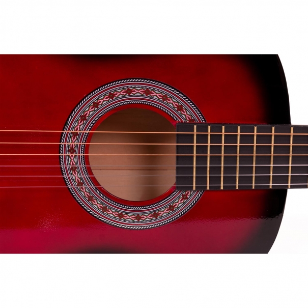 ffalstaff Y34 Chitarra Classica 1/2 (86,36 cm) Amatoriale (Rosso) [Y34-RD]