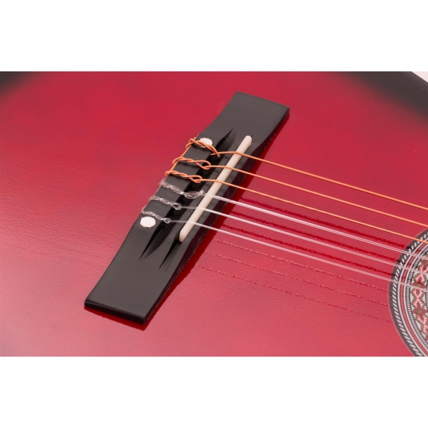 ffalstaff Y34 Chitarra Classica 1/2 (86,36 cm) Amatoriale (Rosso) [Y34-RD]