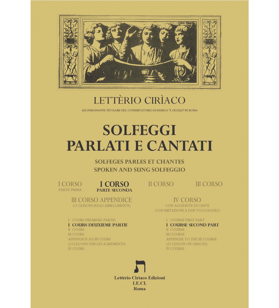 Solfeggi cantati e parlati (I Corso – parte seconda)