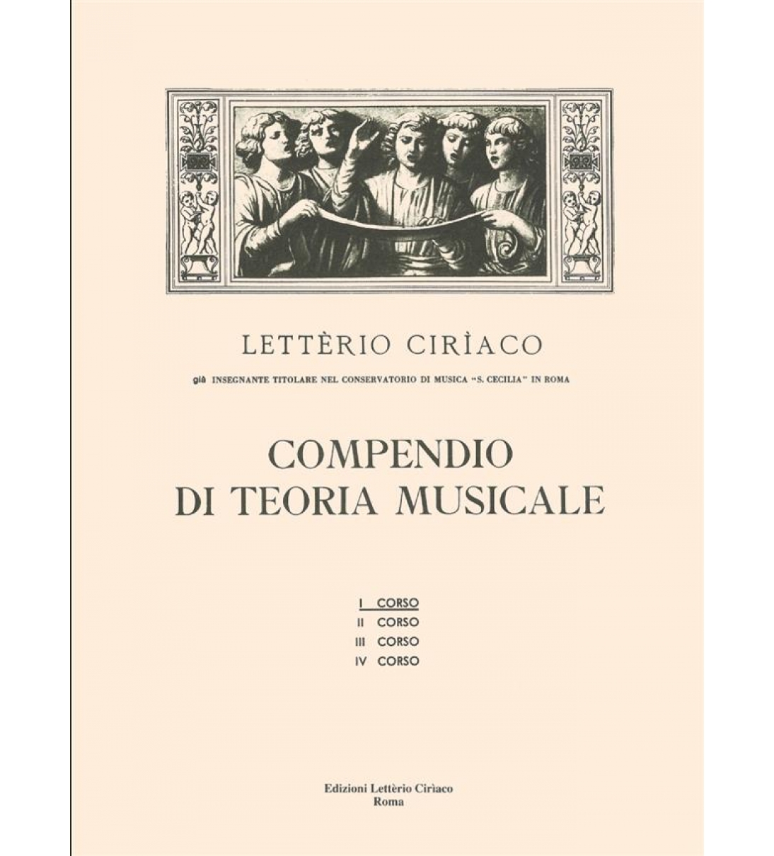 Compendio di teoria musicale con cenni storici ed artistici (I Corso)