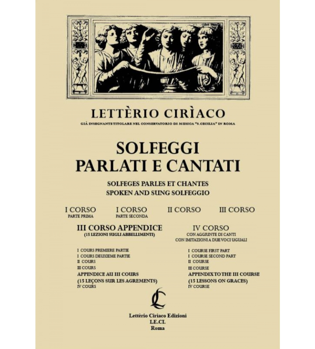 Solfeggi cantati e parlati III corso Appendice (15 lezioni sugli abbellimenti)