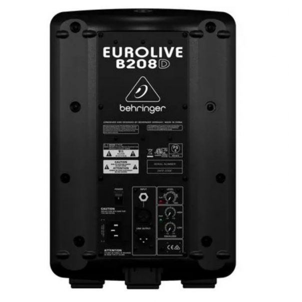 B208D Sistema di altoparlanti PA da 200 Watt a 2-Vie per applicazioni live e playback [8078]