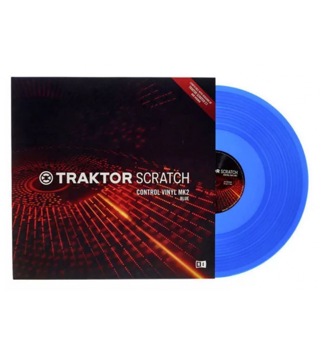 Traktor Scratch - Control Vinyl Blue MKII