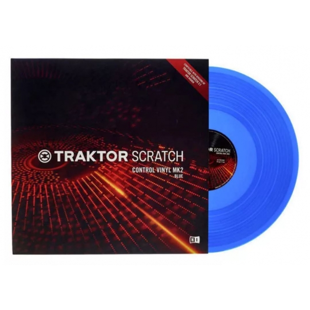 Traktor Scratch - Control Vinyl Blue MKII