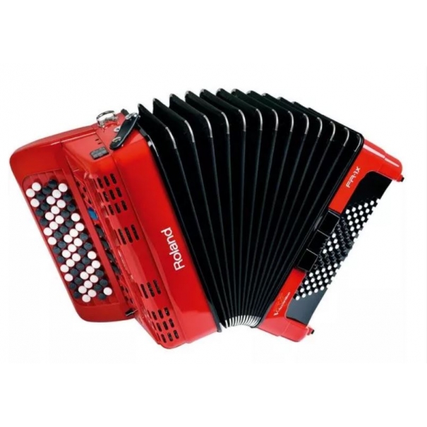 FR-1XB Red Fisarmonica 62 Bottoni Rossa La Serie V-Accordion Ha Rivoluzionato IL Mondo Della Fisarmonica