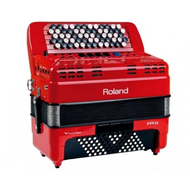 FR-1XB Red Fisarmonica 62 Bottoni Rossa La Serie V-Accordion Ha Rivoluzionato IL Mondo Della Fisarmonica