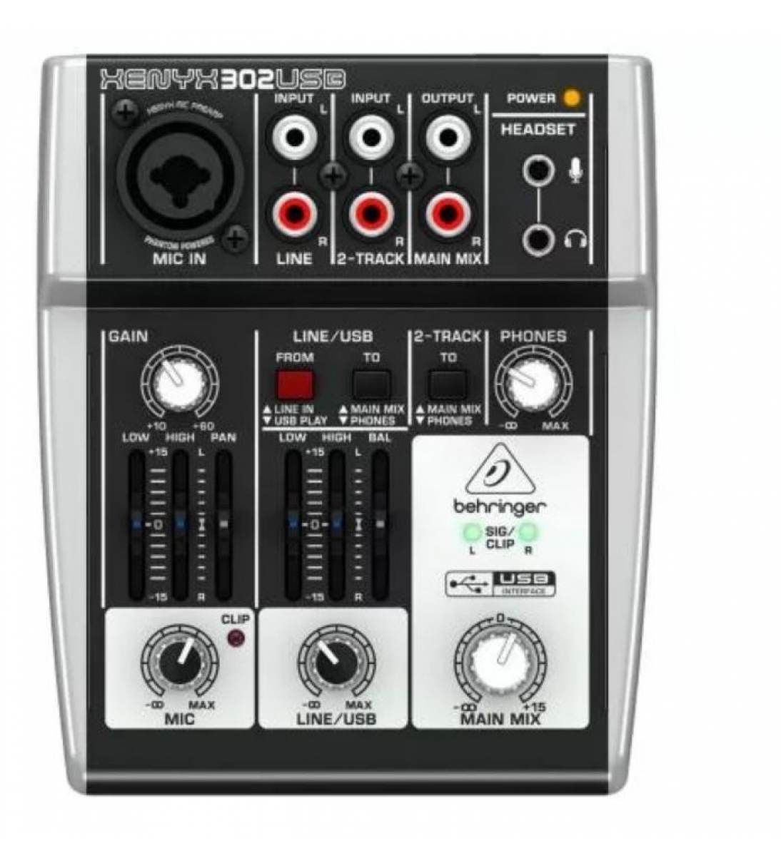 Xenyx 302 USB Mixer Usb 5 canali [10963]