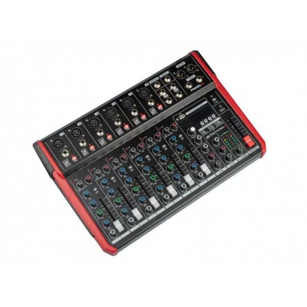 Playmix10 - Mixer con 6 canali bilanciati e 2 stereo e con uscite bilanciate