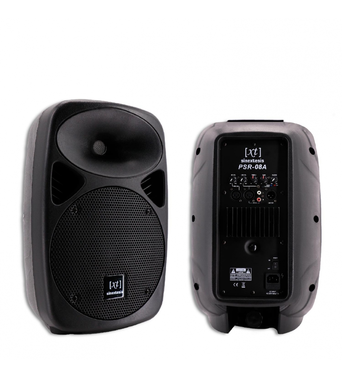 Diffusore Attivo 200W (LF 8" + HF 1") con Display LCD, Player Mp3 (USB/SD), Radio FM e Telecomando [PSR-08A-Mp3]