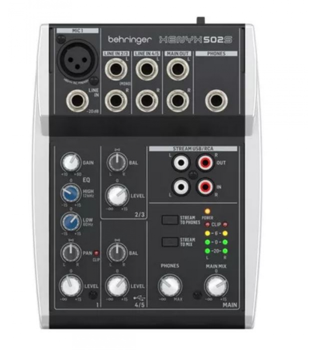 Xenyx 502S Mixer 5 canali con interfaccia Usb [177103]