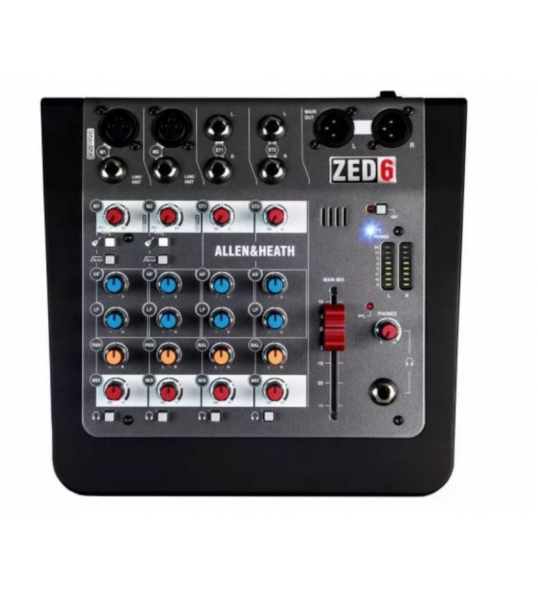 ZED-6 Mixer con 6 ingressi e 2 uscite bilanciate [55690]