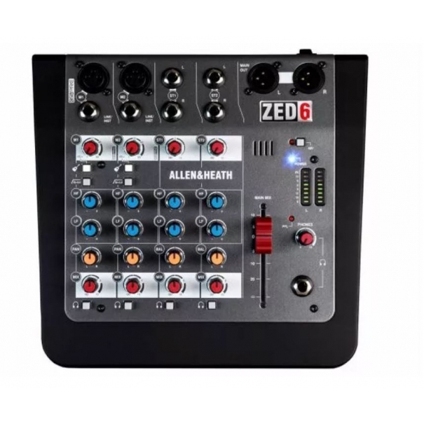 ZED-6 Mixer con 6 ingressi e 2 uscite bilanciate [55690]