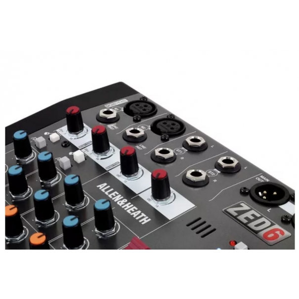 ZED-6 Mixer con 6 ingressi e 2 uscite bilanciate [55690]