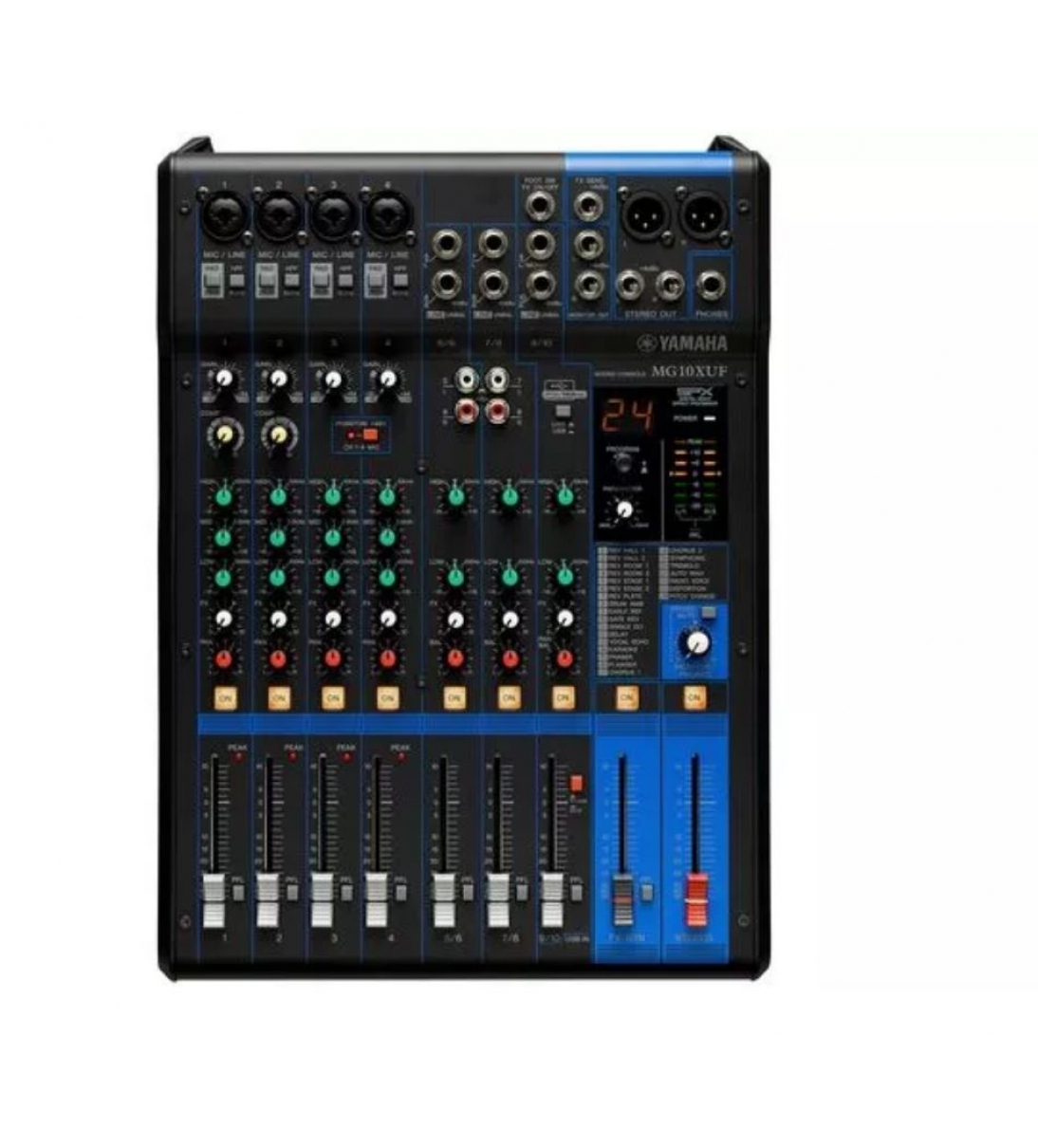 YAMAHA MG10XUF MIXER 10 CANALI USB CON ALIMENTAZIONE PHANTOM ED EFFETTI [73648]