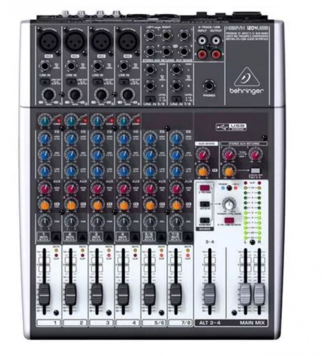 Xenyx 1204 USB - Mixer 12 canali con interfaccia Usb [8687]