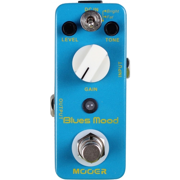 Blues Mood Pedale Overdrive Medio Guadagno