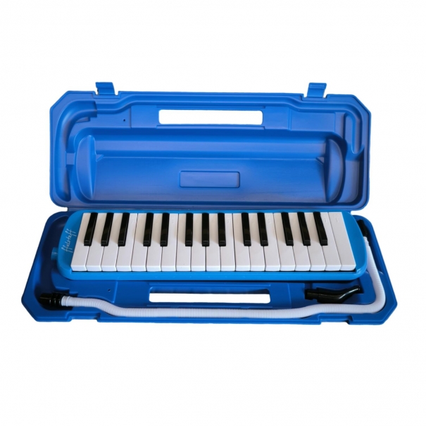 ffalstaff Melodica "Evolution" 32 Tasti Tipo Angel con Custodia Rigida (Blu) [MEL32-ABS]