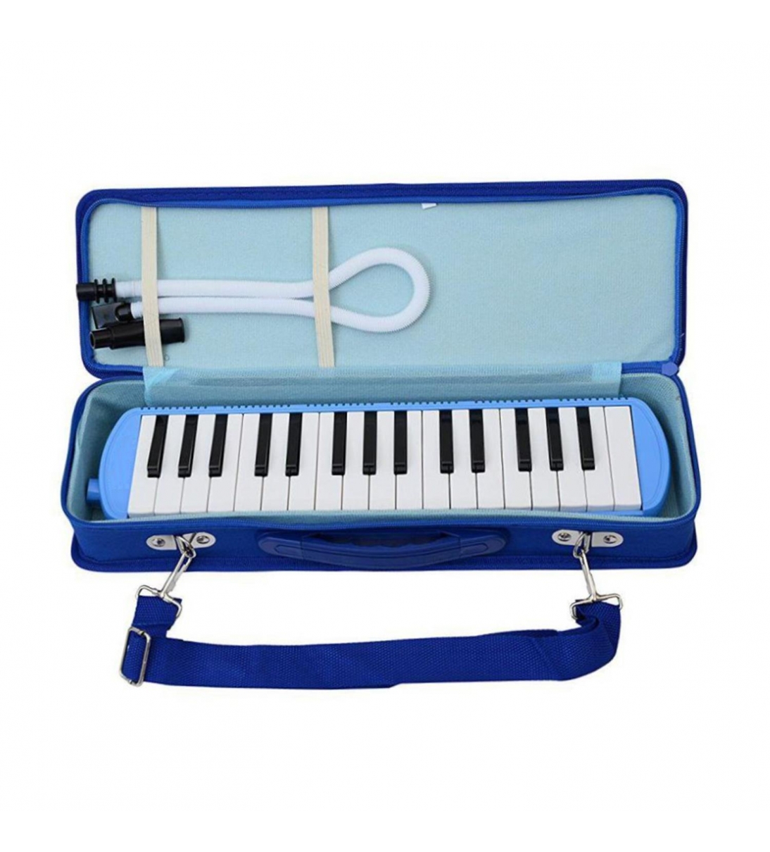 ffalstaff Melodica 32 Tasti Tipo Angel con Borsa Imbottita e Tracollla (Blu) [MEL32-BAG-BL]